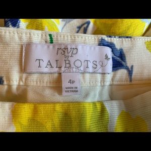 rsvp by TALBOTS 4p floral shirt